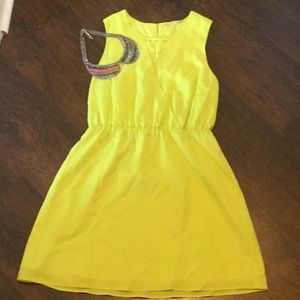Gianni Bini Dress in Electric Yellow